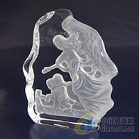 天使水晶深雕 水晶擺件