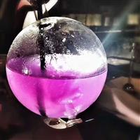 酒吧專項使用玻璃制品地球儀造型白酒瓶